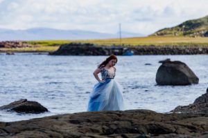 Vow renewal elopement Isle of Skye Staffin Beach